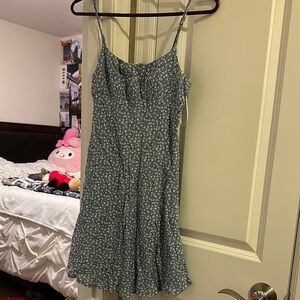 Floral Print Spaghetti Strap Dress